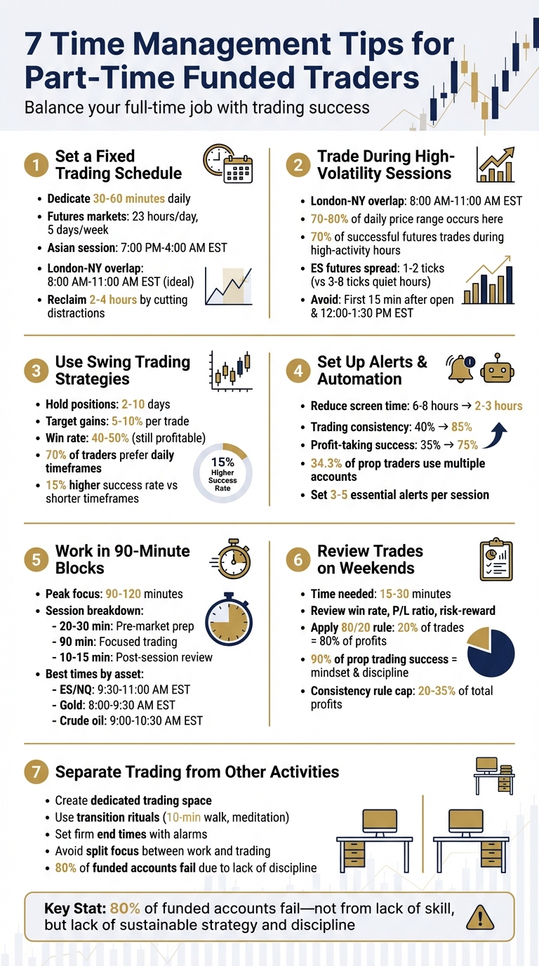 7 Time Management Tips for Part-Time Funded Traders