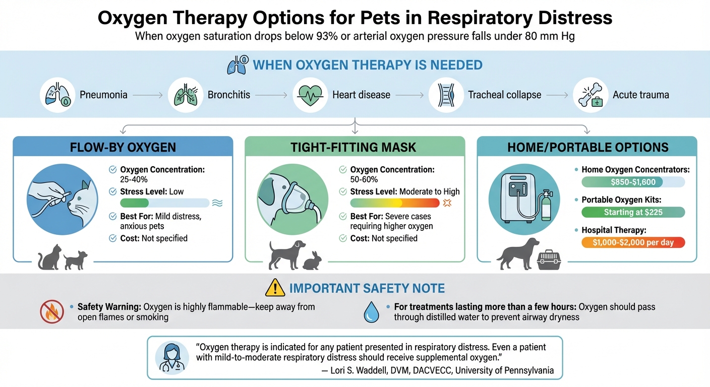 Oxygen Therapy Methods and Costs for Pets with Respiratory Distress