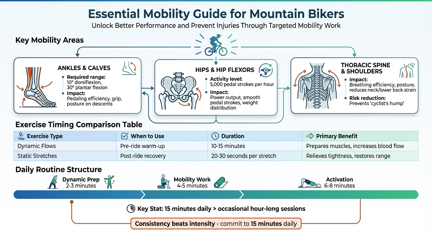 Key Mobility Areas and Exercises for Mountain Bikers