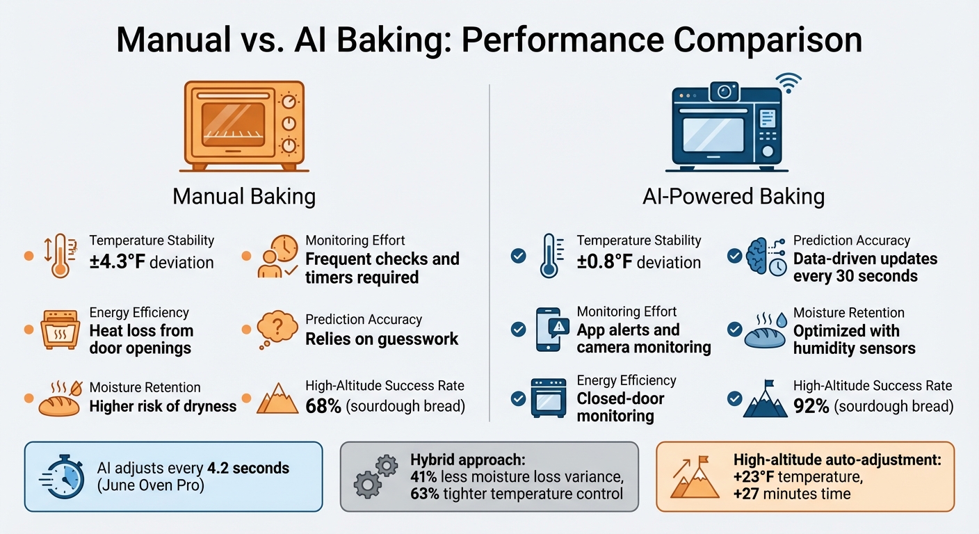 AI vs Manual Oven Baking: Temperature Precision and Performance Comparison