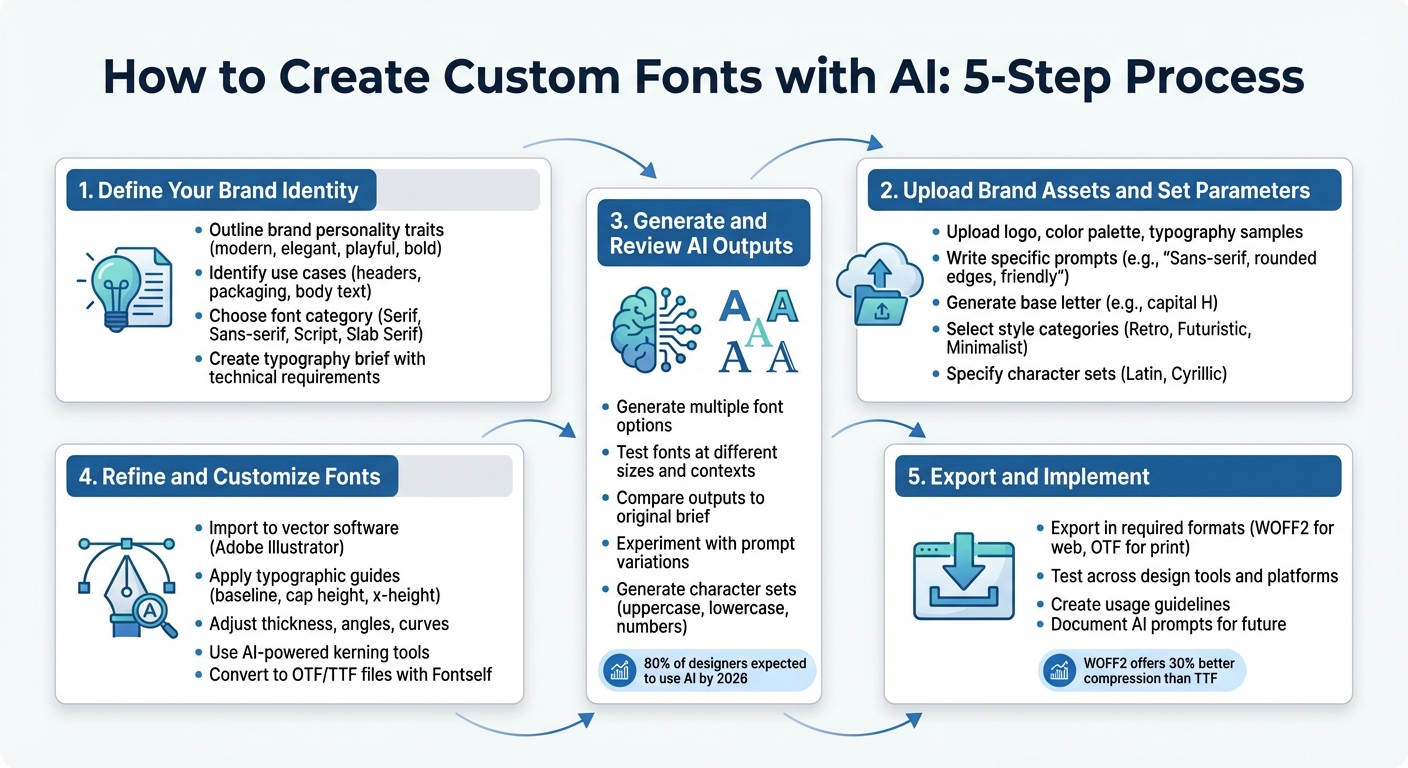 5-Step Process to Create Custom AI Fonts for Your Brand