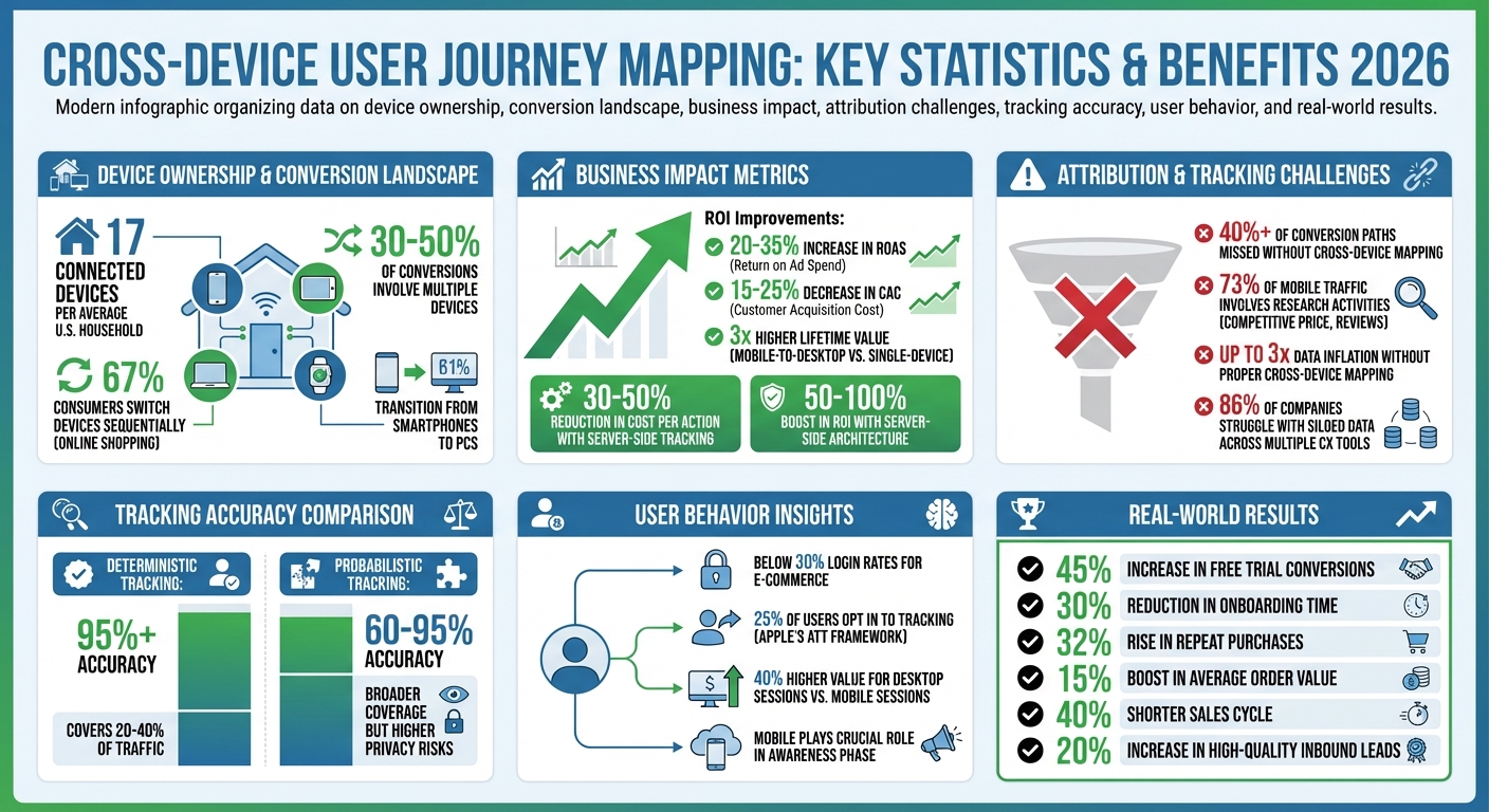 Cross-Device User Journey Mapping Statistics and Benefits 2026