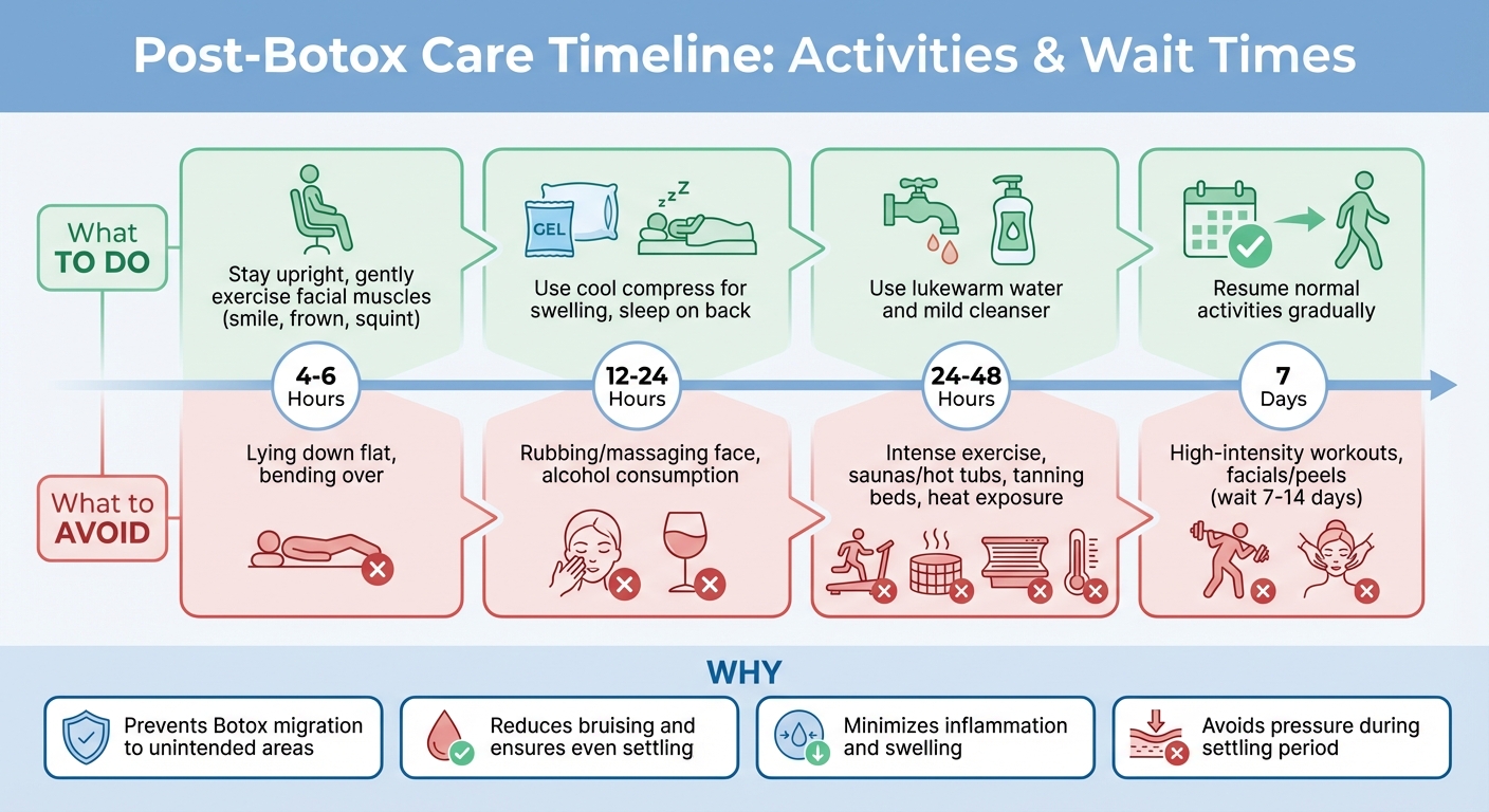 Post-Botox Activity Timeline: What to Do and Avoid After Treatment