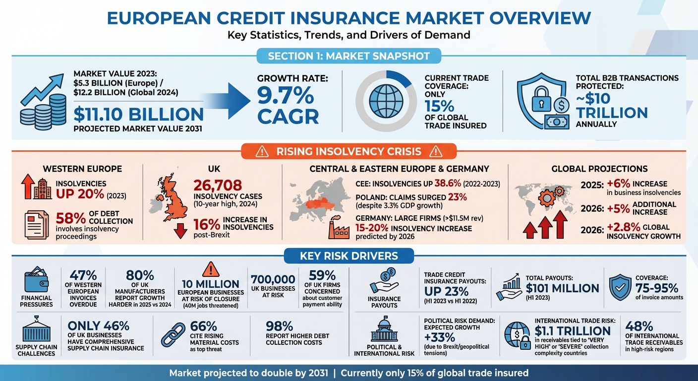 European Credit Insurance Market: Key Statistics and Growth Drivers 2023-2031