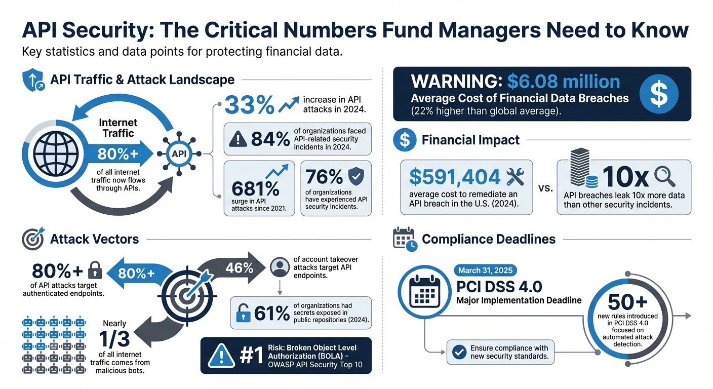 API Security Statistics and Threats for Fund Managers 2024