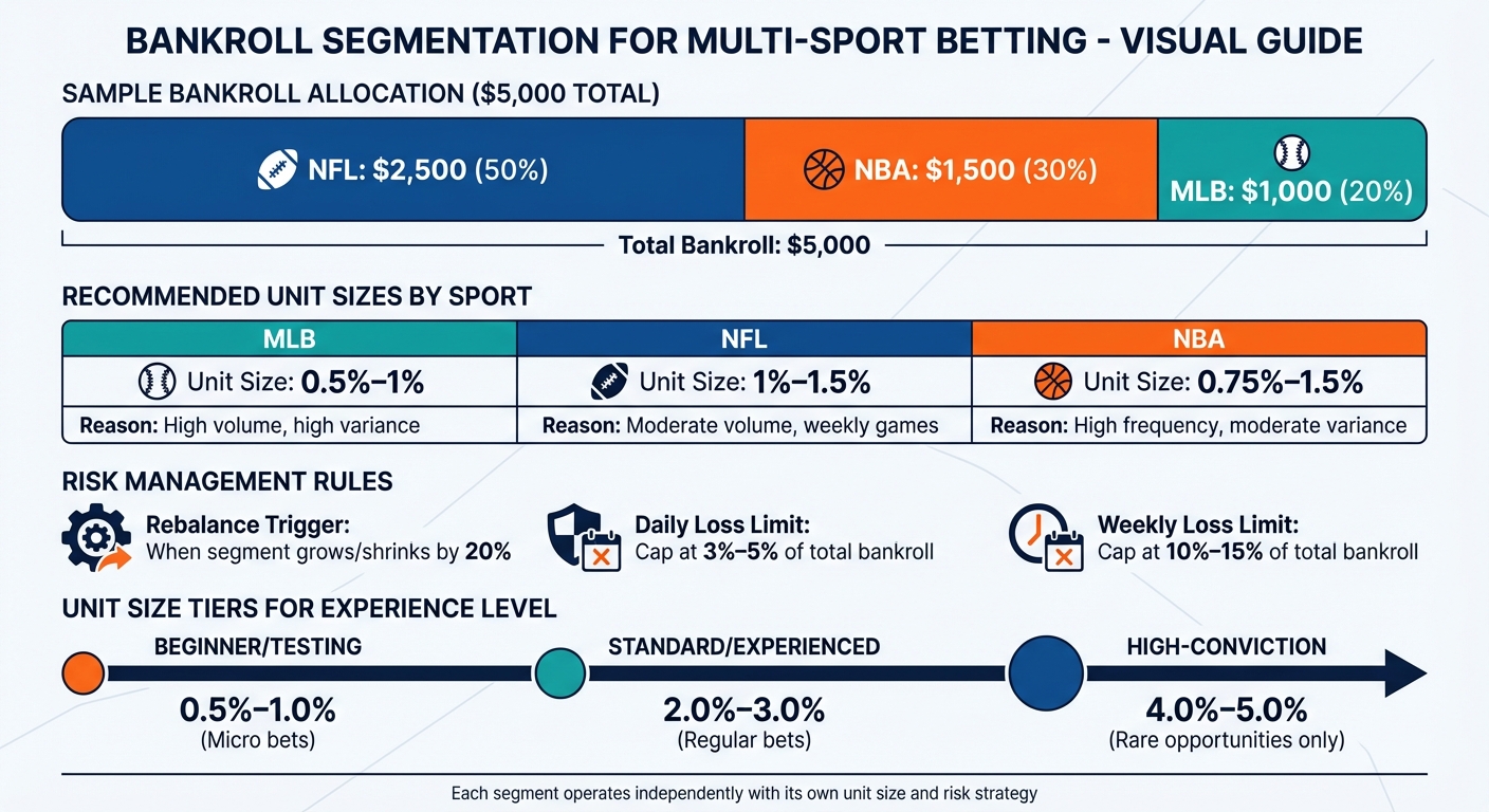 Bankroll Segmentation Strategy: Allocation Example and Unit Sizing by Sport