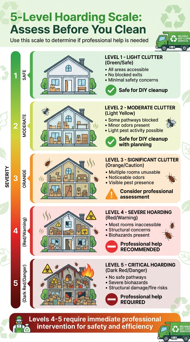 5-Level Hoarding Scale Assessment Guide for Cleanup Planning