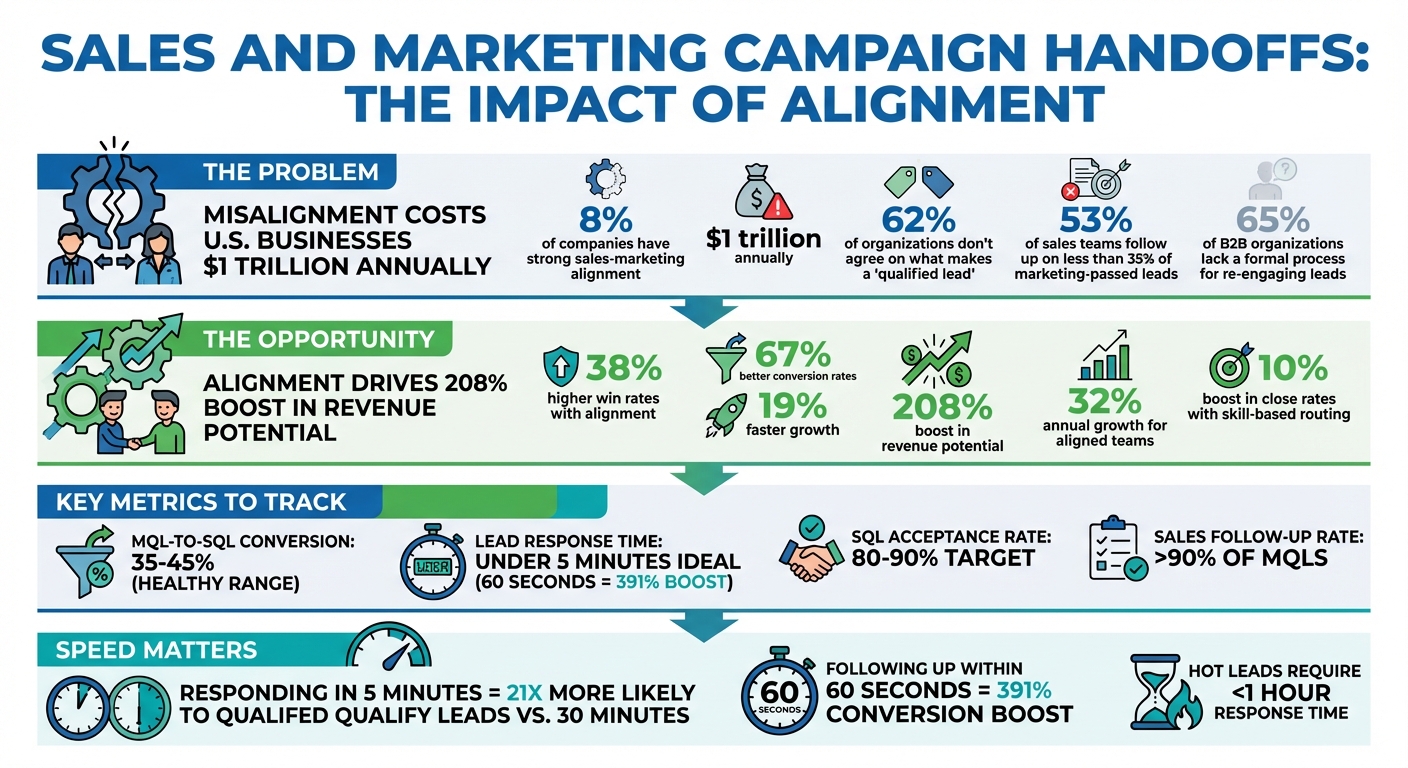 Sales and Marketing Alignment Statistics and Impact Metrics