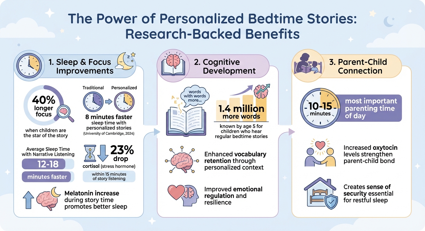 Benefits of Personalized Bedtime Stories: Key Statistics and Research Findings