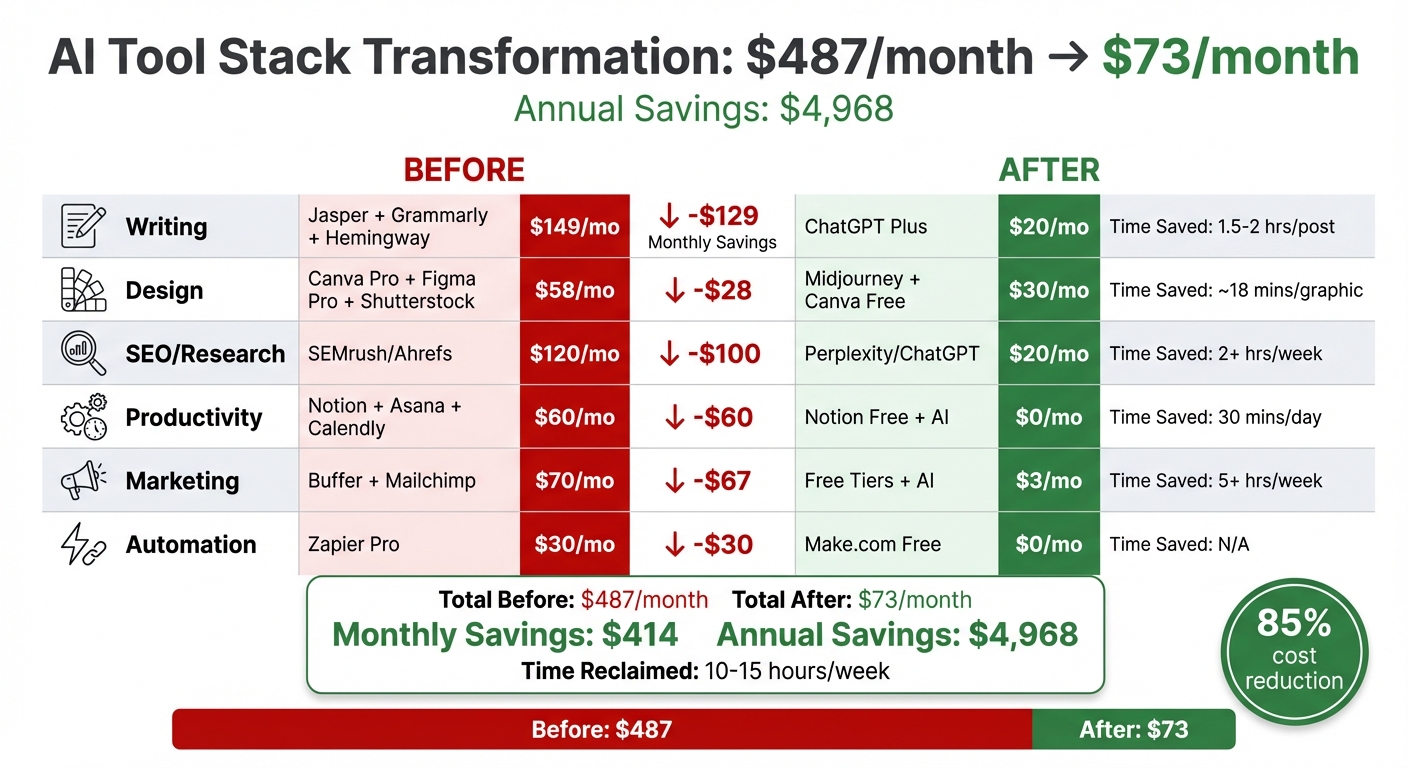 AI Tools Cost Savings Breakdown: Before vs After Comparison