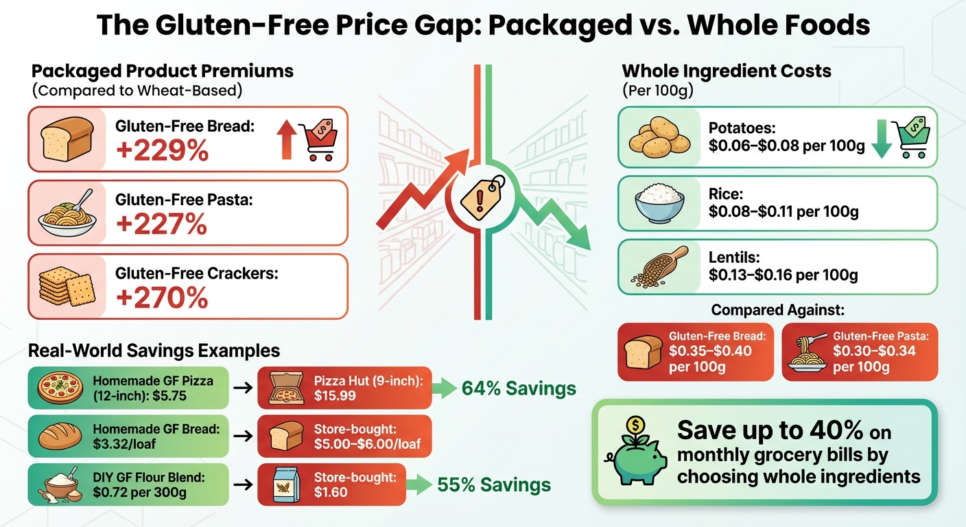 Gluten-Free Cost Comparison: Packaged Products vs Whole Ingredients