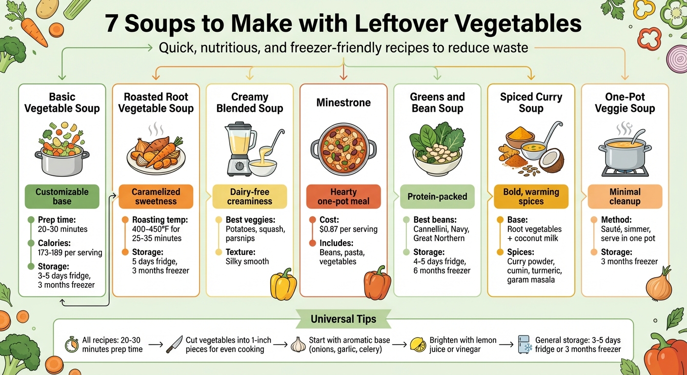 7 Leftover Vegetable Soup Recipes Comparison Guide