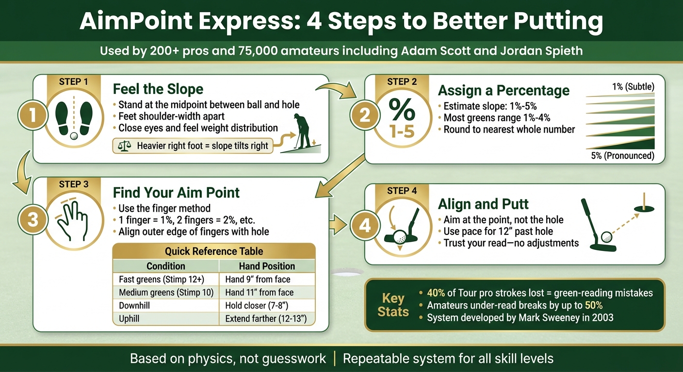 AimPoint Express 4-Step Green Reading Method for Golfers