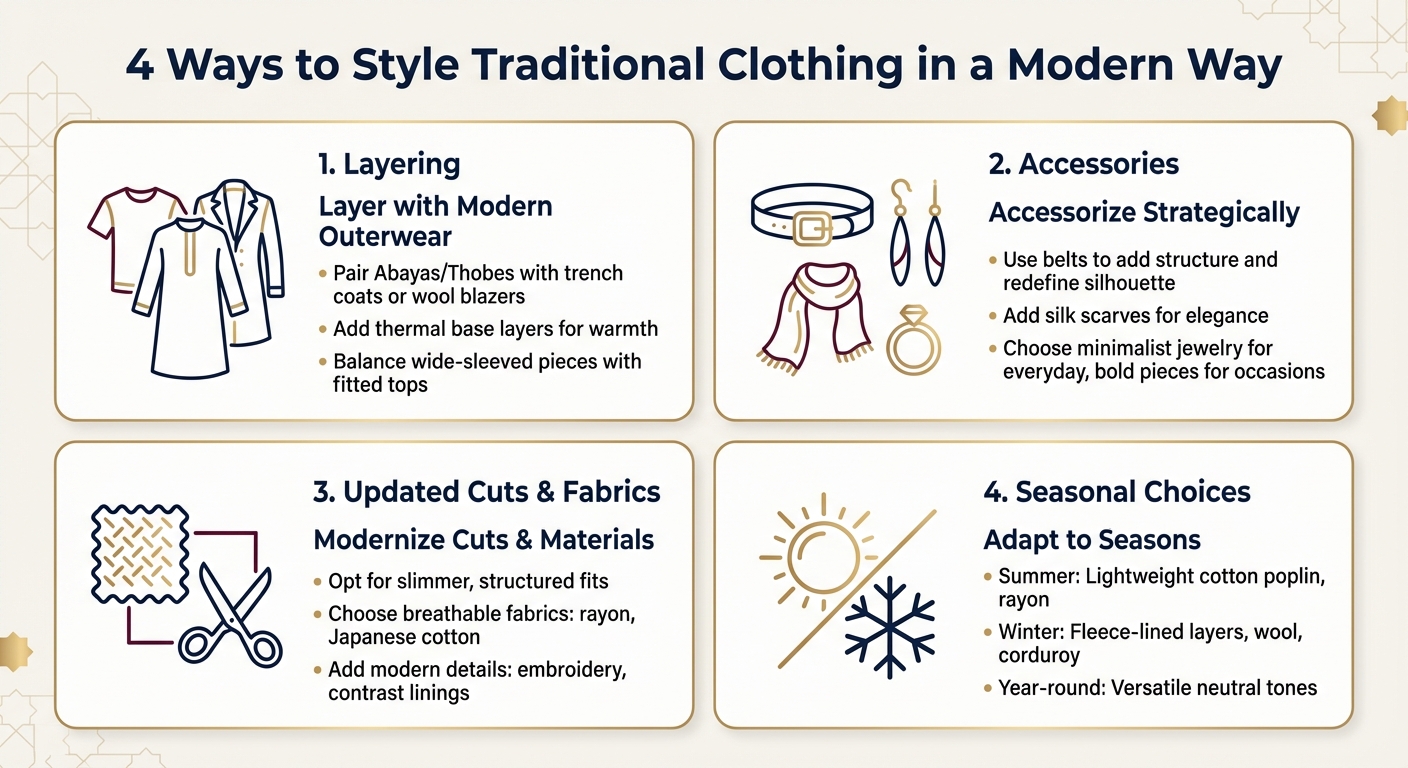 4 Ways to Modernize Traditional Islamic Clothing