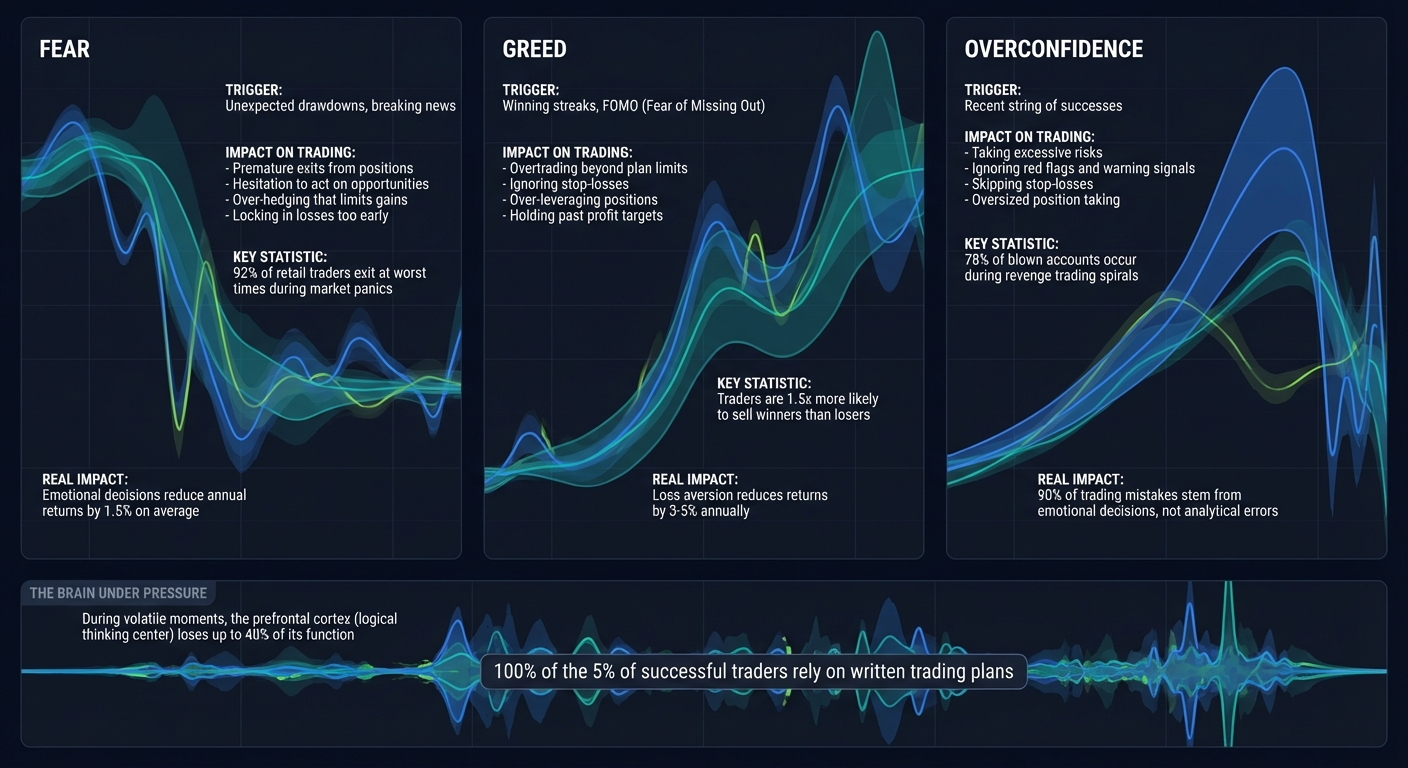 How Fear, Greed, and Overconfidence Impact Options Trading Decisions