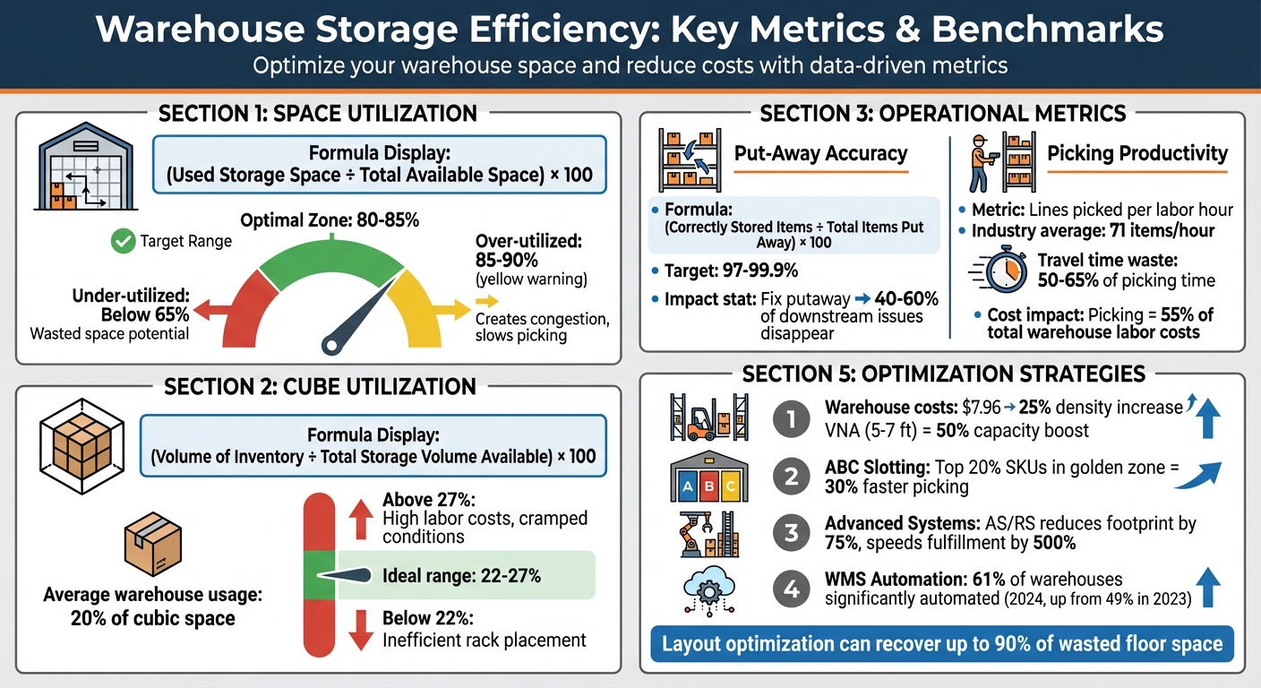 Warehouse Storage Efficiency Metrics and Benchmarks Guide