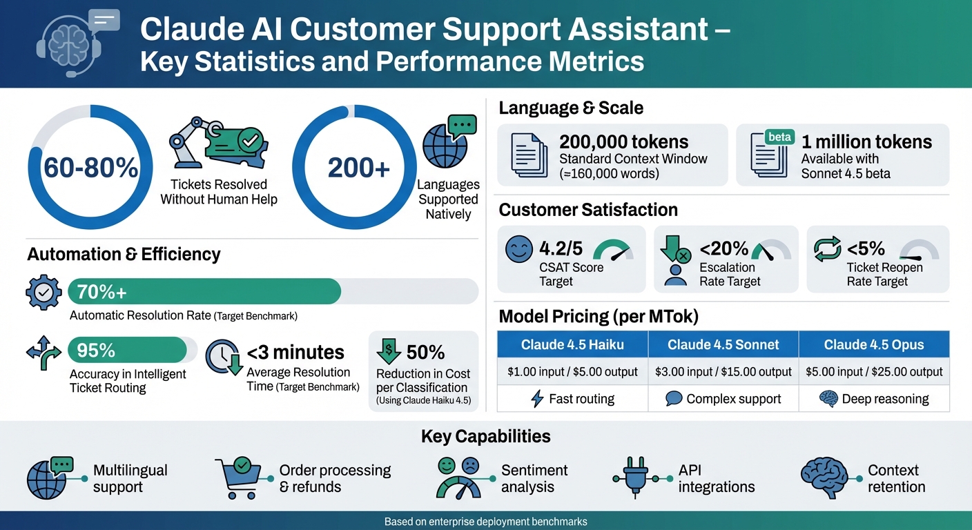 Claude AI Customer Support Performance Metrics and ROI Statistics