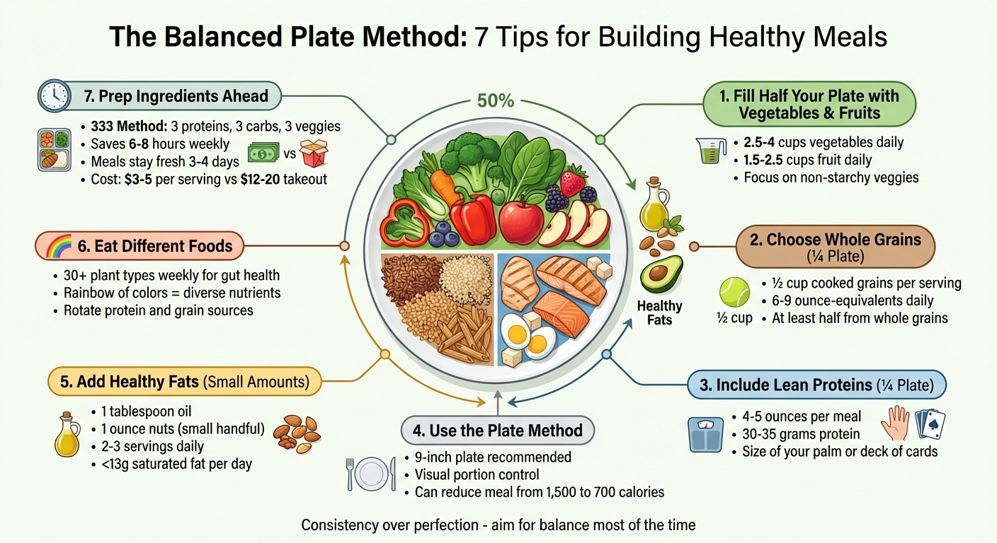 The Balanced Plate Method: Visual Guide to Healthy Meal Portions