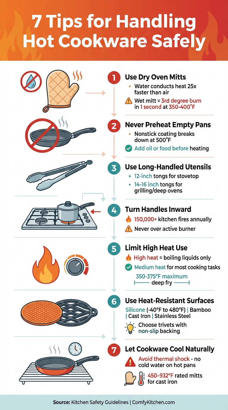 7 Essential Tips for Safe Hot Cookware Handling in the Kitchen