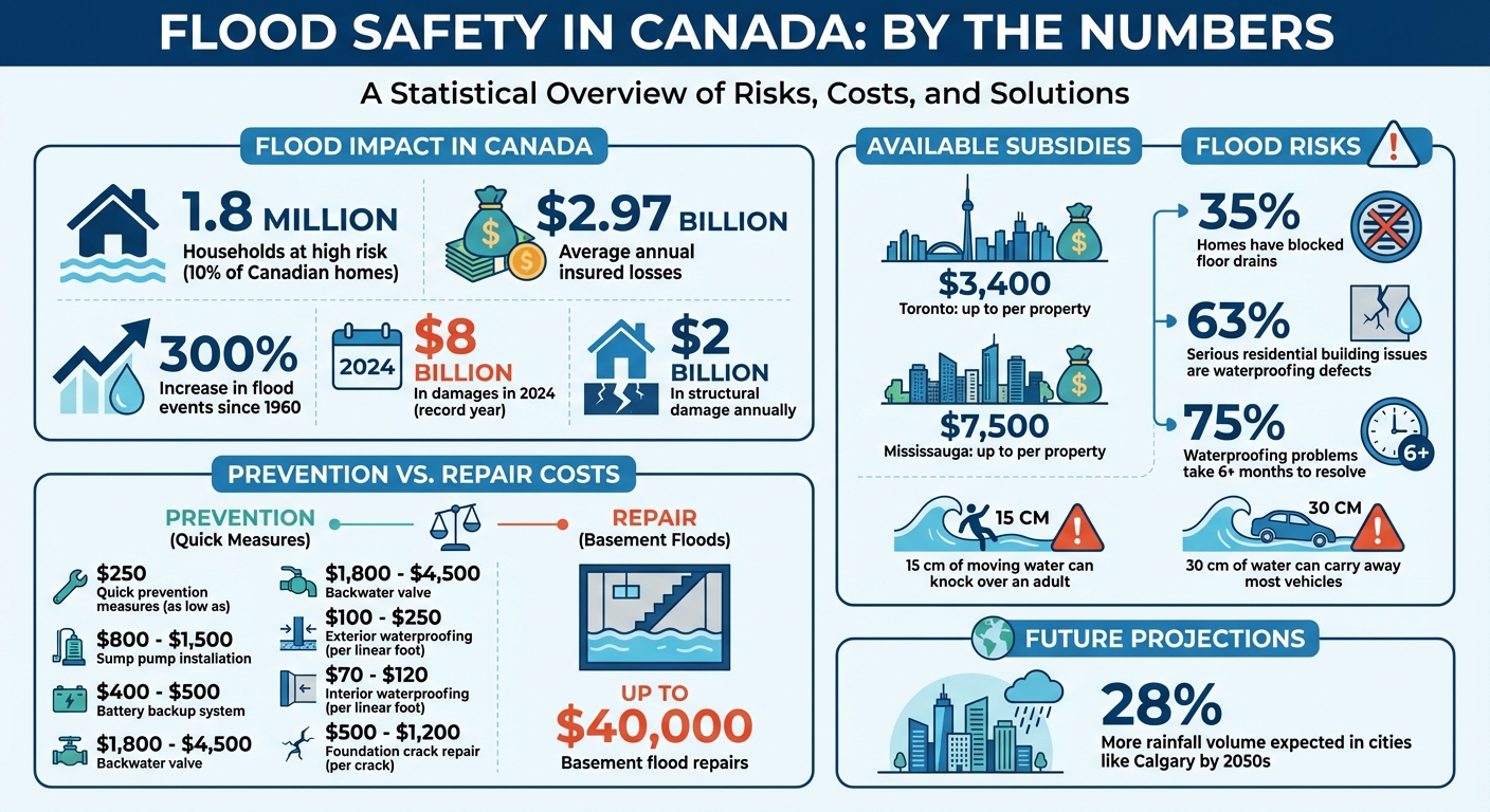 Canada Flood Statistics and Home Protection Costs