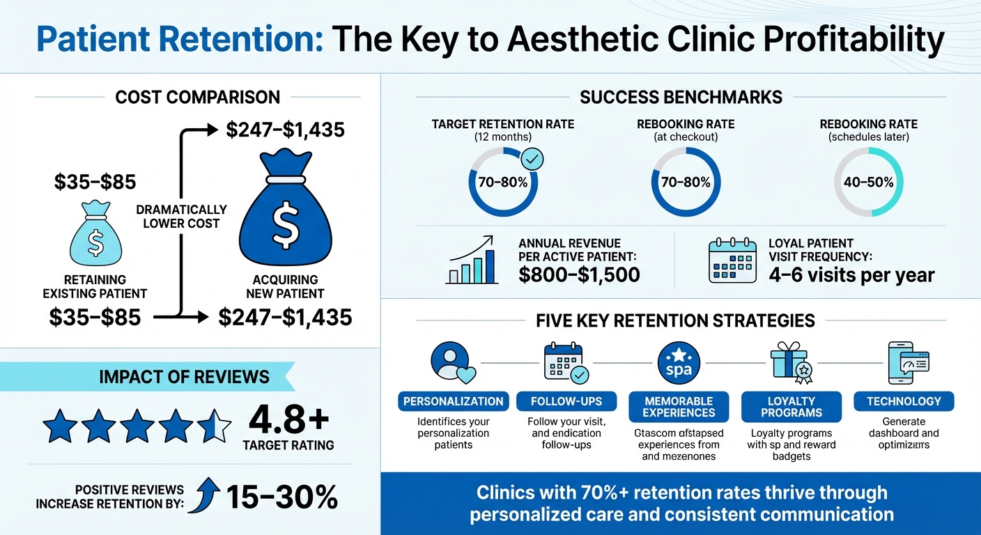 Patient Retention vs Acquisition Costs and Key Performance Metrics for Aesthetic Clinics