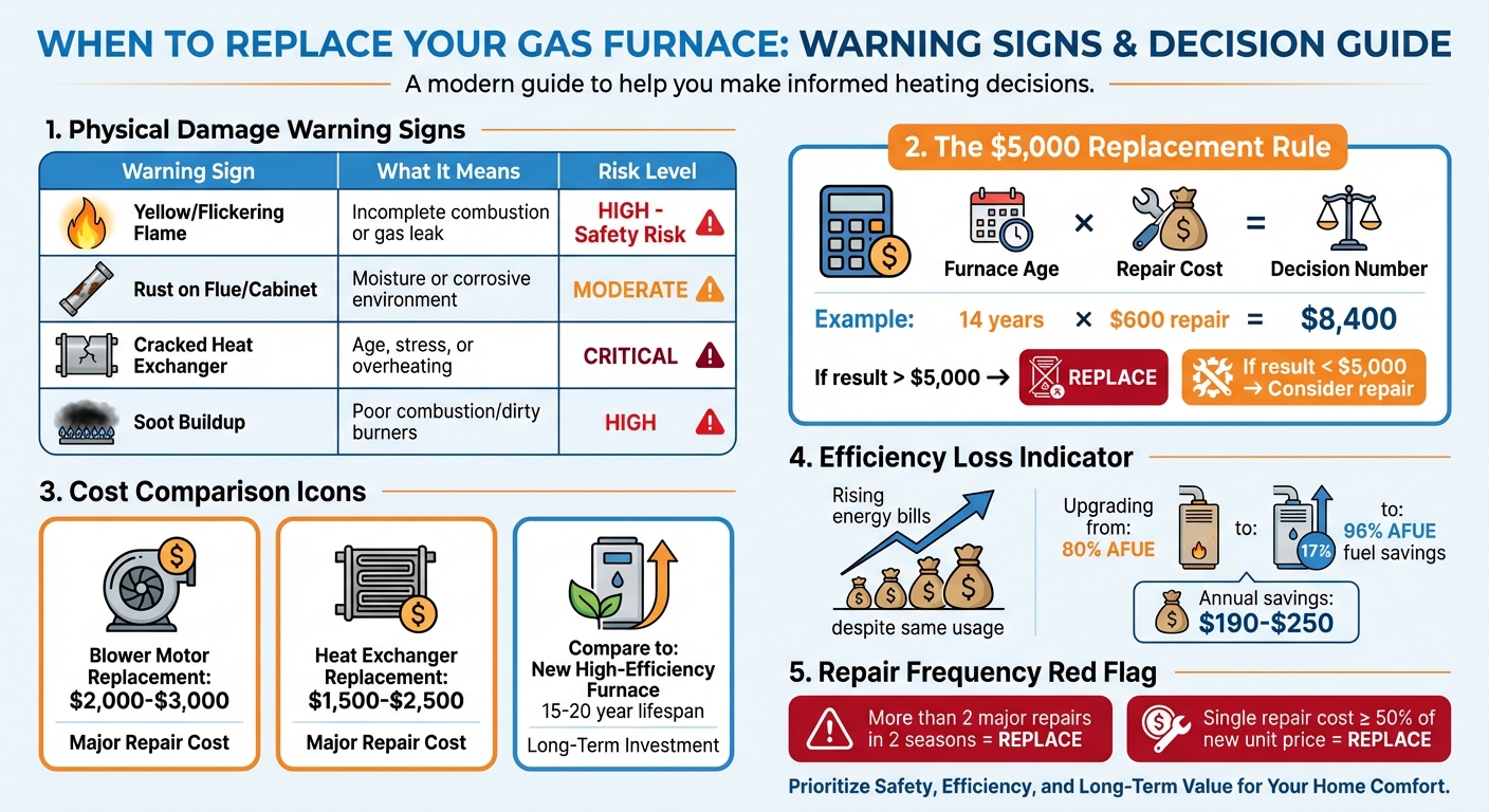 Gas Furnace Warning Signs and Replacement Decision Guide