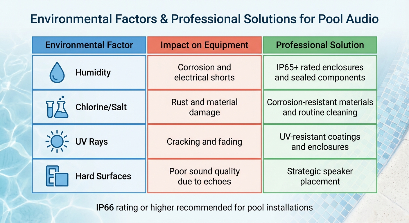 Outdoor Pool Audio Environmental Challenges and Professional Solutions