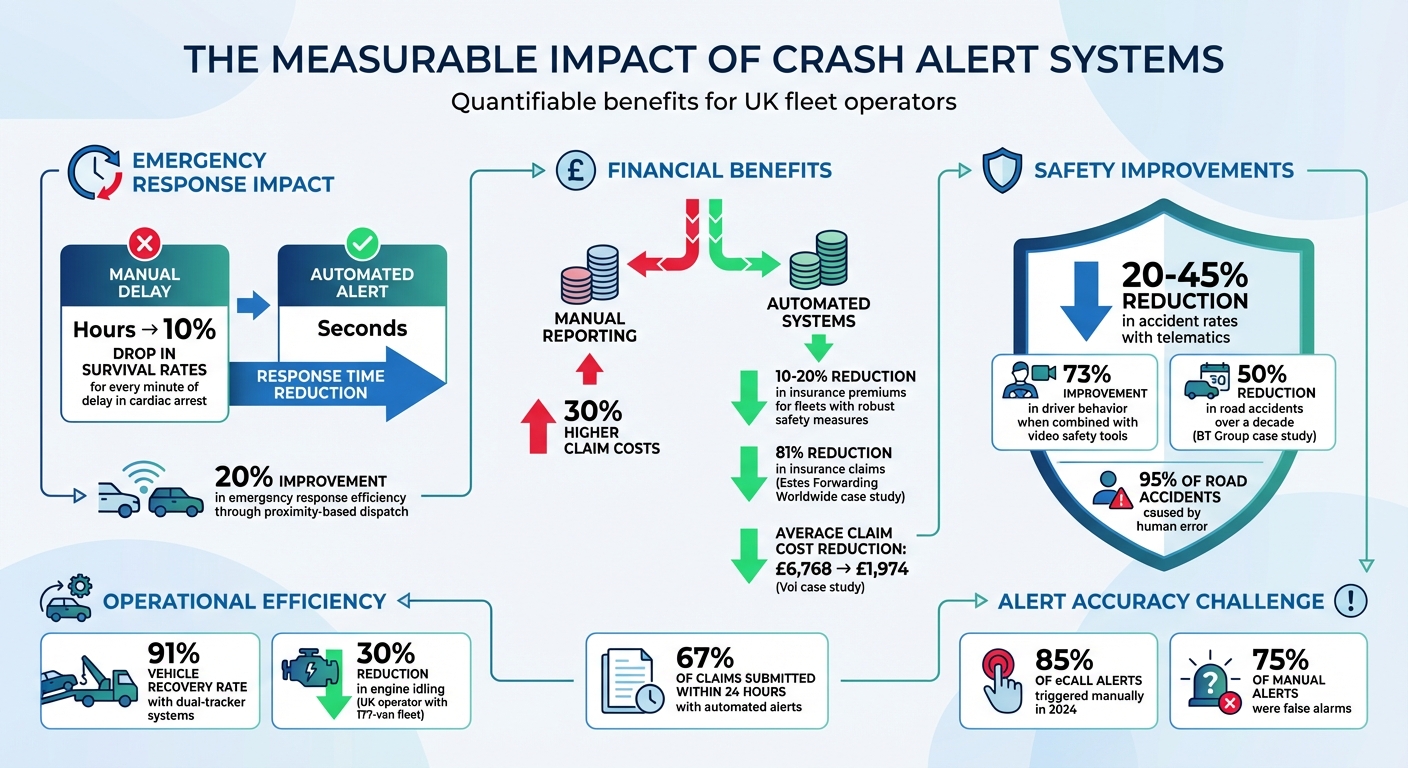 Impact of Crash Alert Systems on Fleet Safety and Cost Reduction