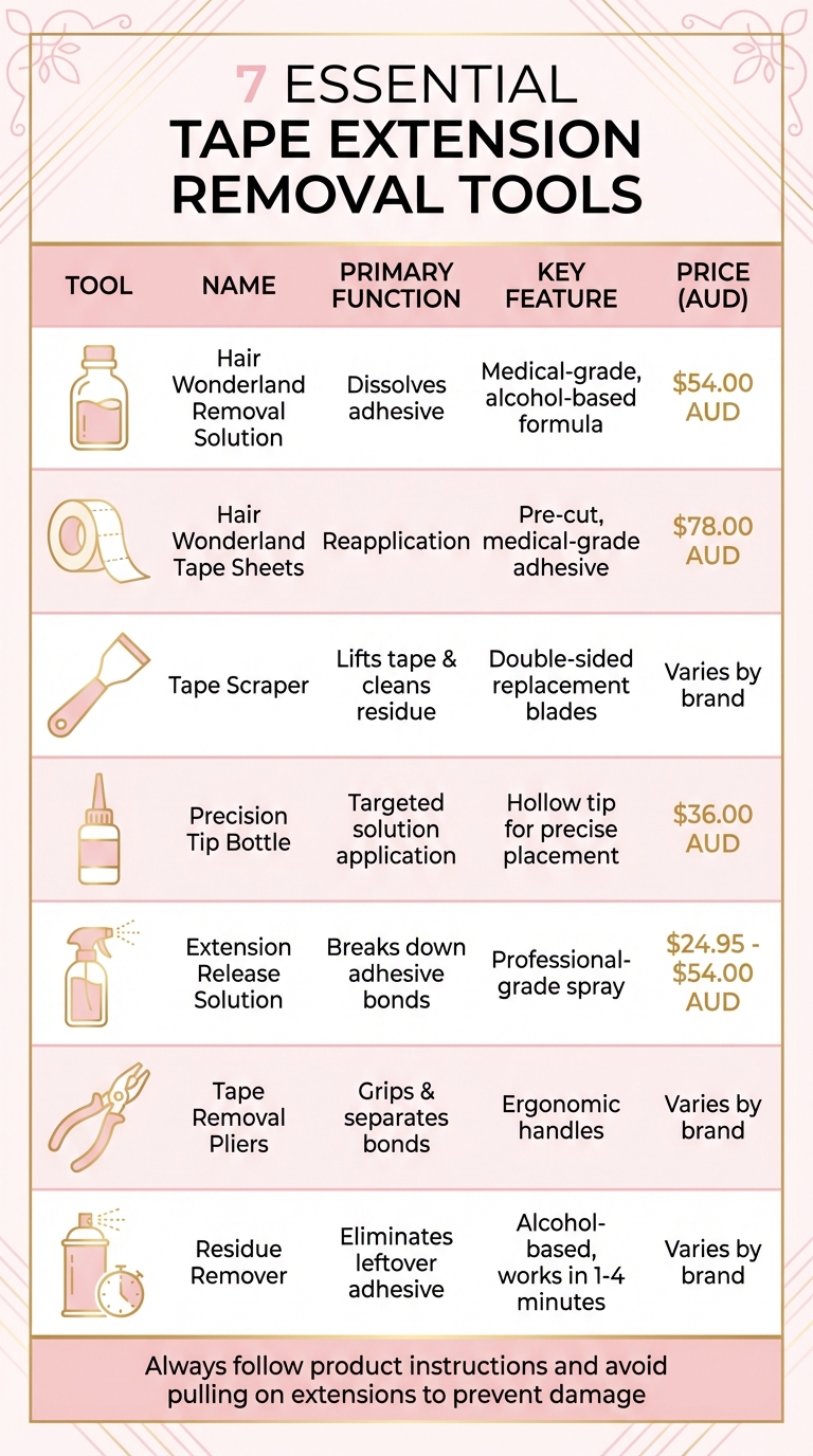 7 Essential Tape Extension Removal Tools Comparison Guide