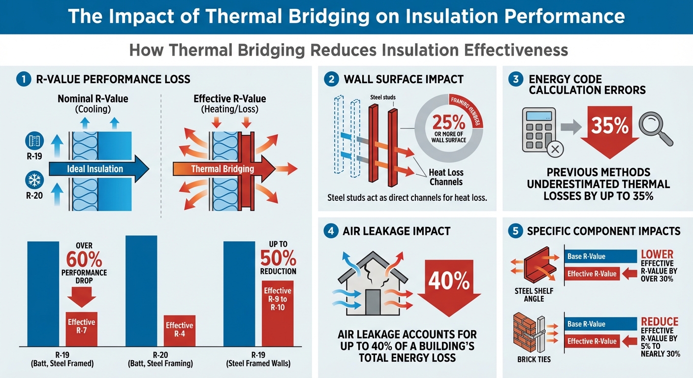 Impact of Thermal Bridging on Insulation Performance and R-Value Reduction