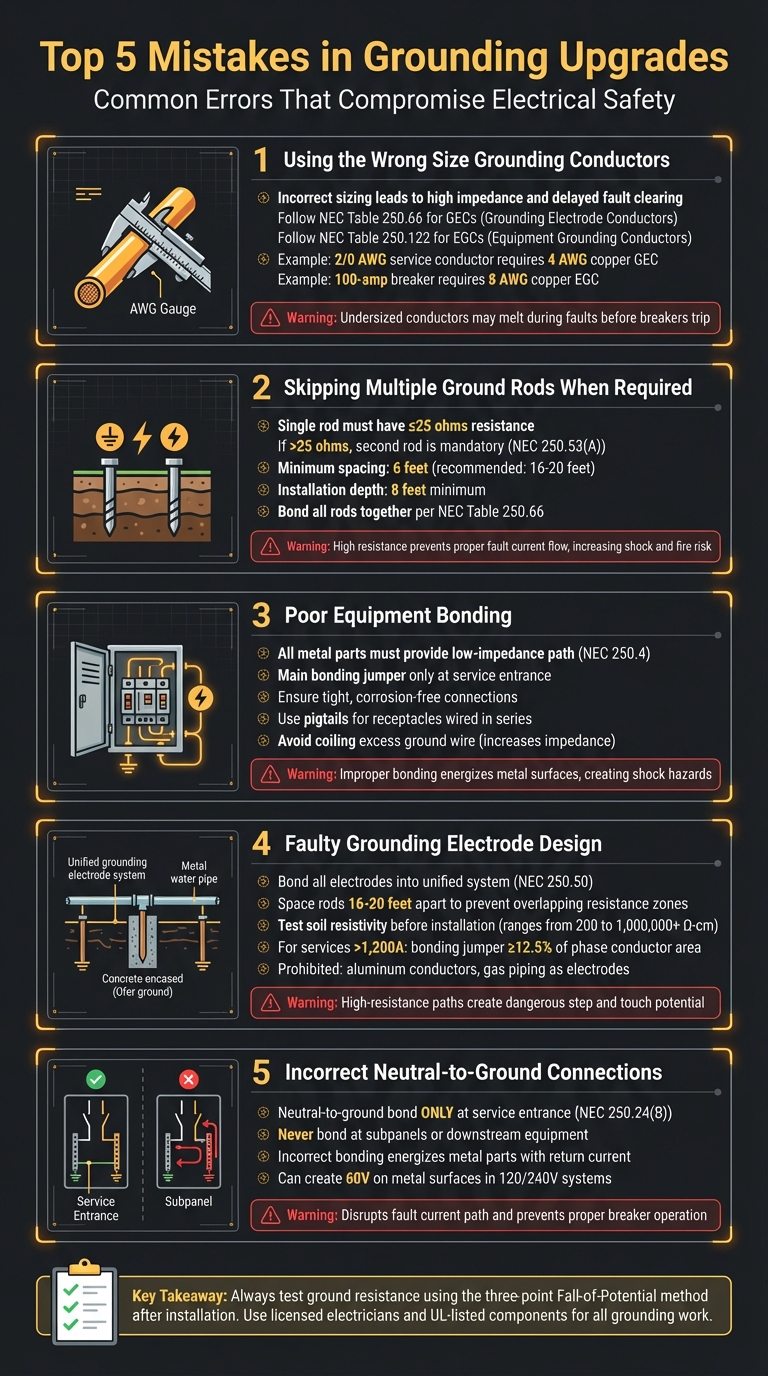 Top 5 Grounding Upgrade Mistakes and How to Avoid Them