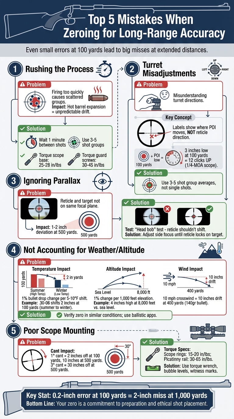 5 Common Rifle Zeroing Mistakes and How to Avoid Them