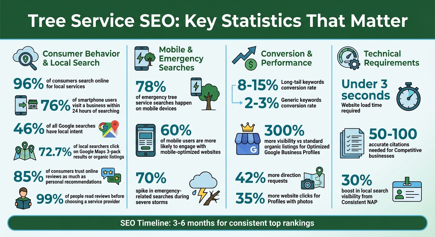 Tree Service SEO Statistics: Local Search, Mobile Usage, and Conversion Rates