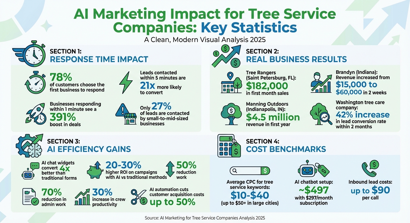 AI Marketing Impact Statistics for Tree Service Companies