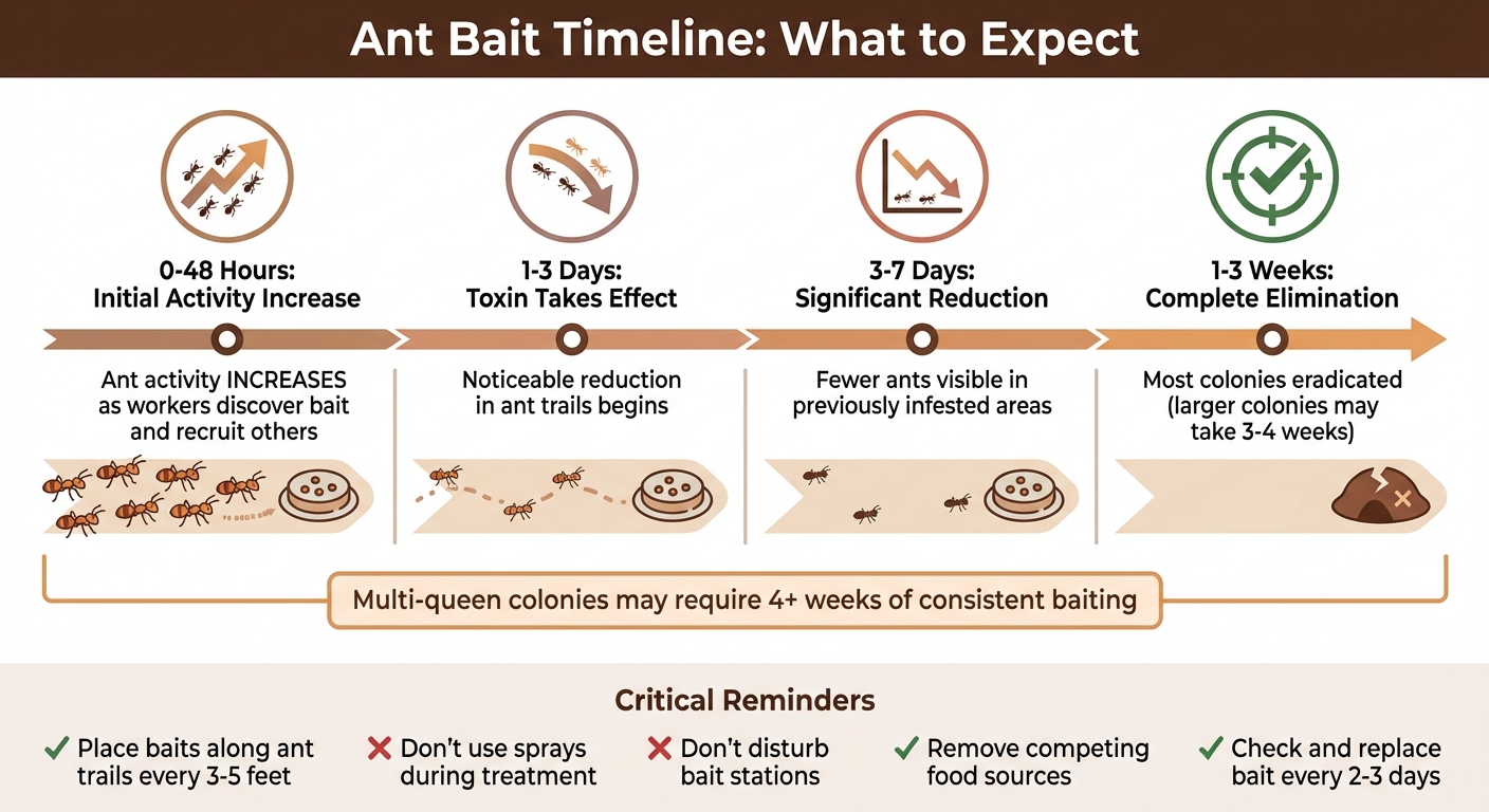 Ant Bait Timeline: How Long Until Results