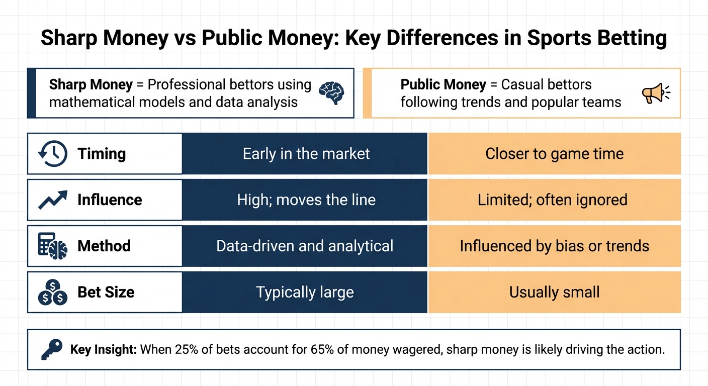 Sharp Money vs Public Money: Key Differences in Sports Betting