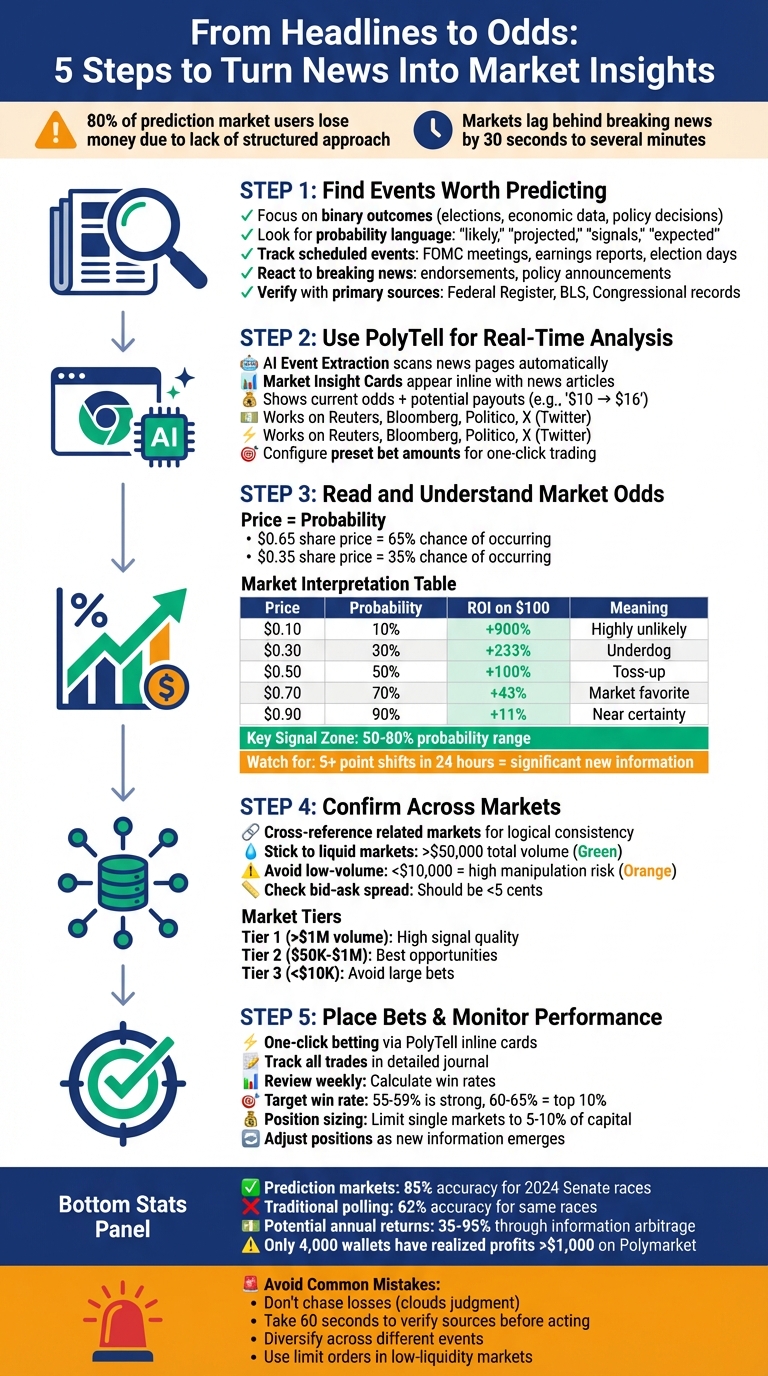 From Headlines to Odds: How to Turn News Consumption Into Market Insight