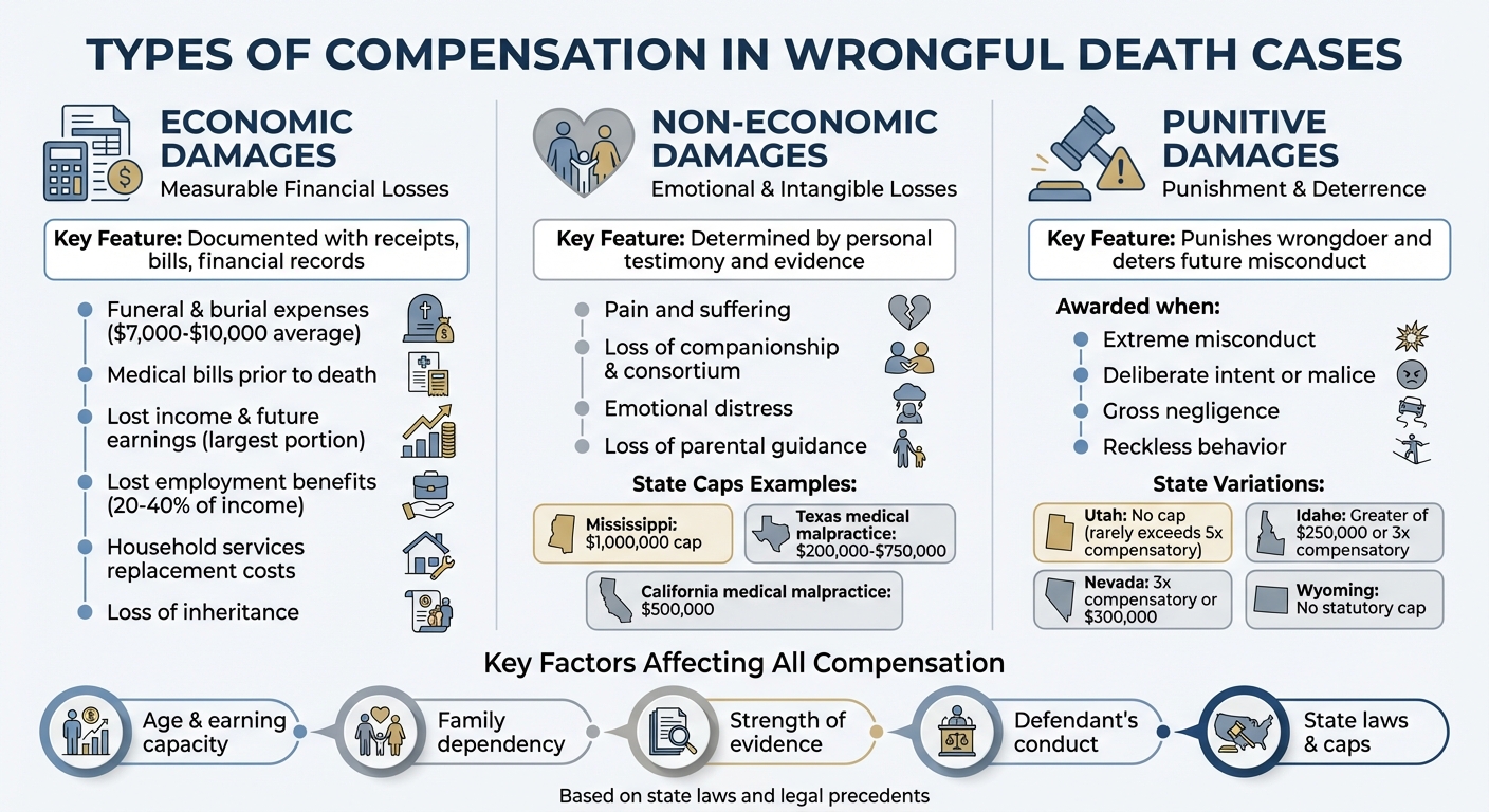 Three Types of Wrongful Death Compensation Explained