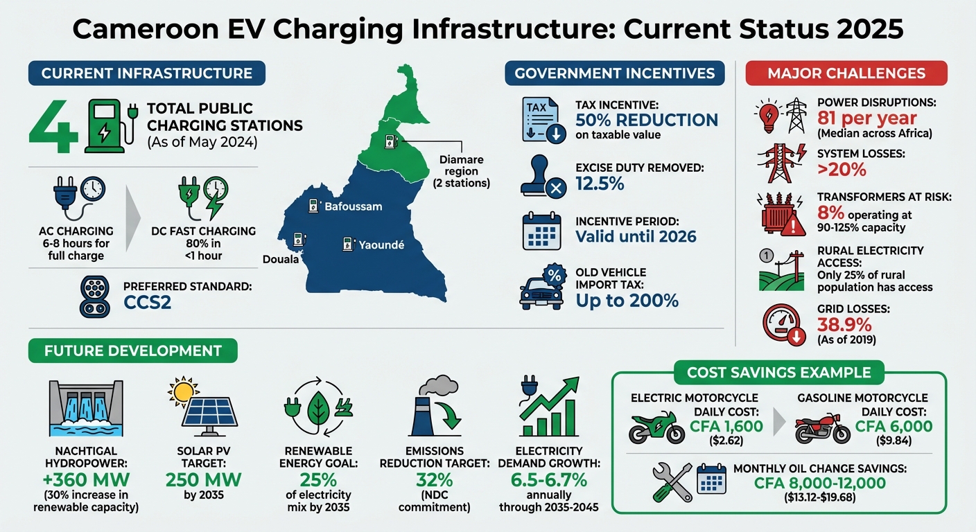 Cameroon EV Charging Infrastructure: Key Statistics and Challenges 2025