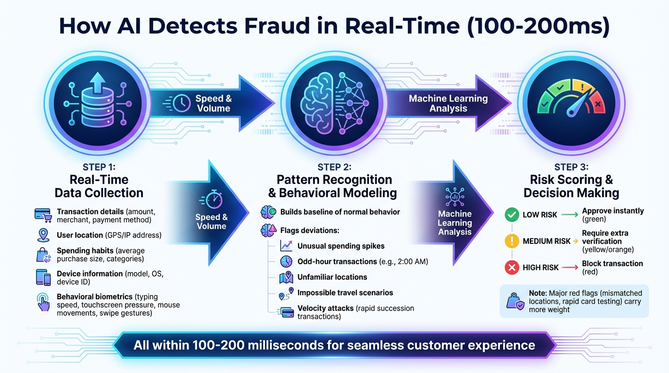 How AI Detects Fraud in Digital Payments in 3 Steps