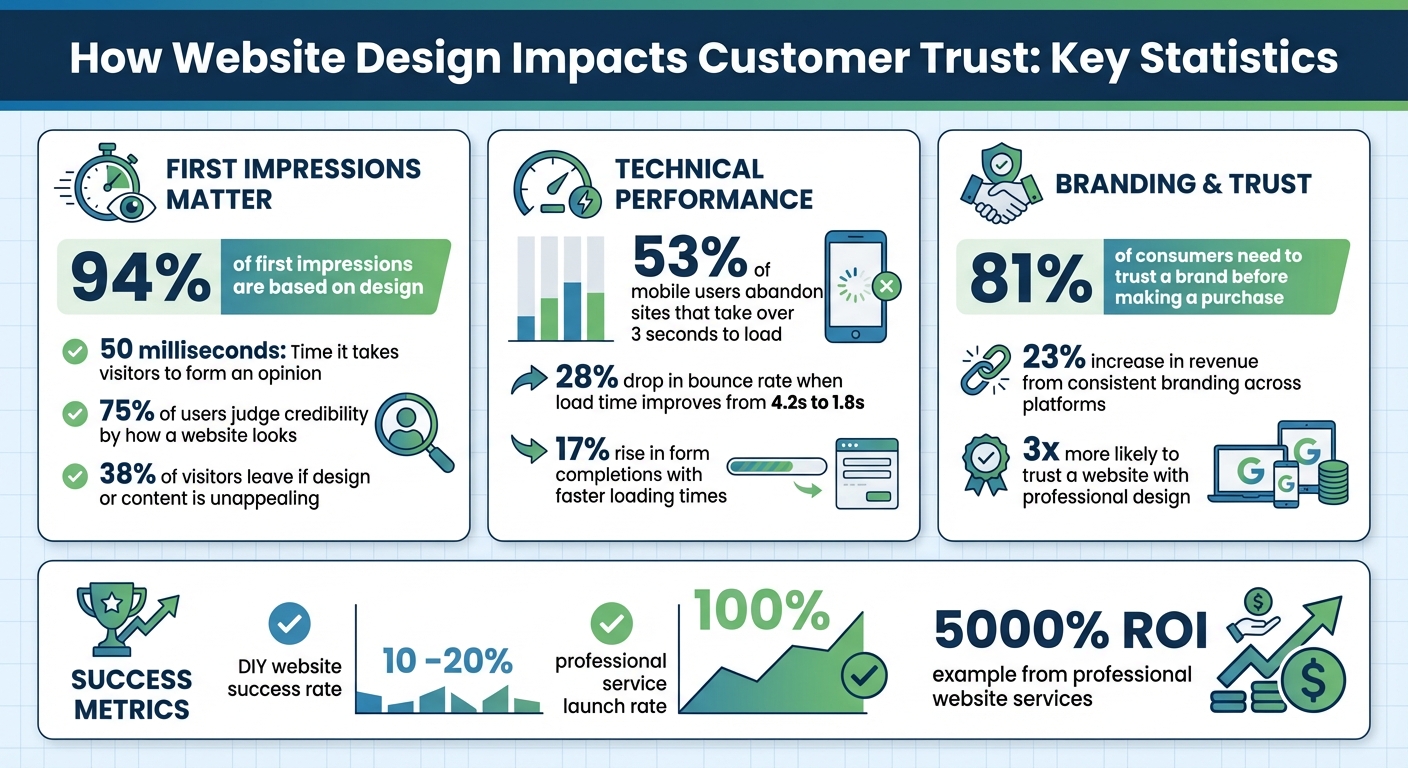 How Website Design Impacts Customer Trust: Key Statistics