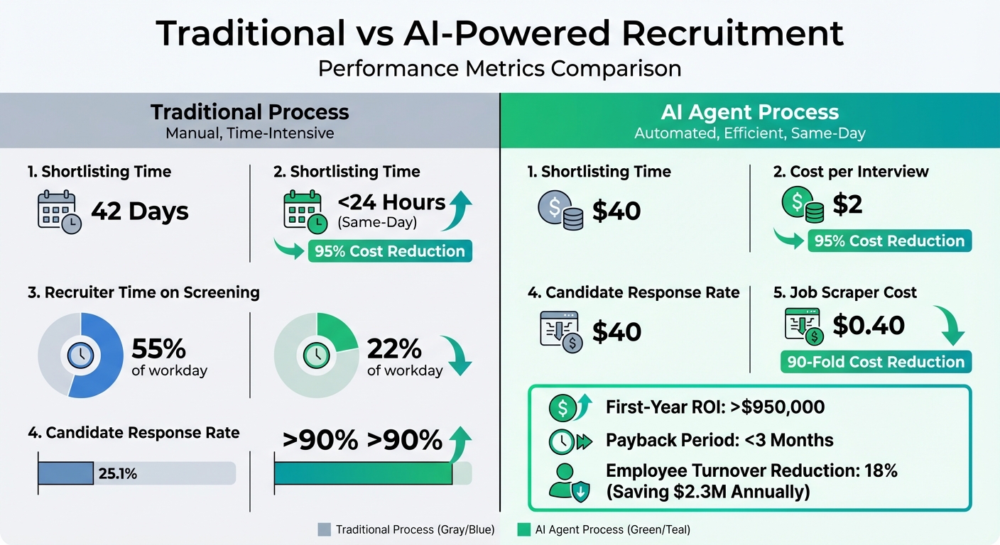 Traditional vs AI-Powered Recruitment: Performance Metrics Comparison