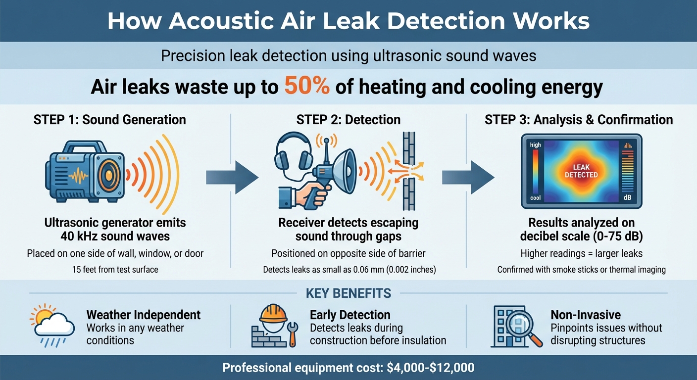 How Acoustic Air Leak Detection Works: 3-Step Process