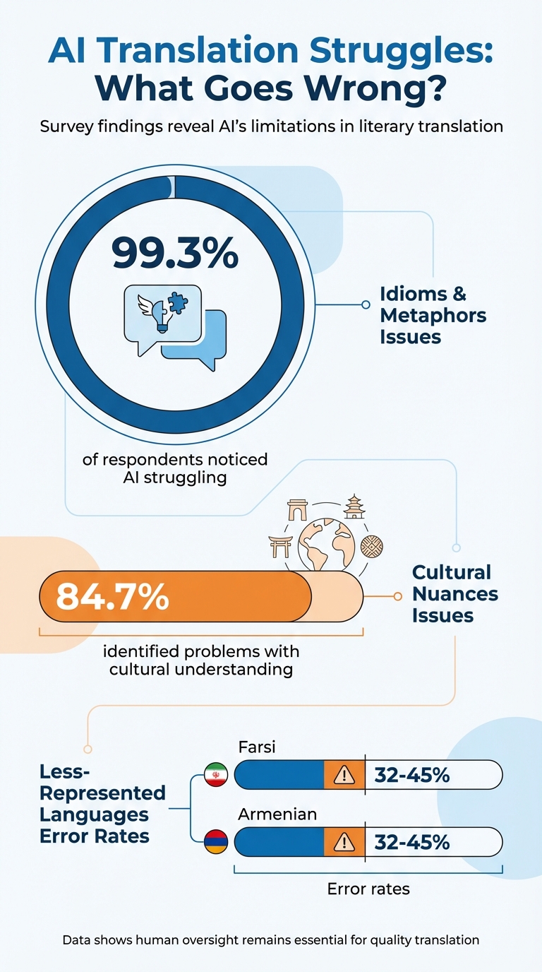 Wyzwania tłumaczenia AI: wyniki badań dotyczące dokładności i problemów kulturowych