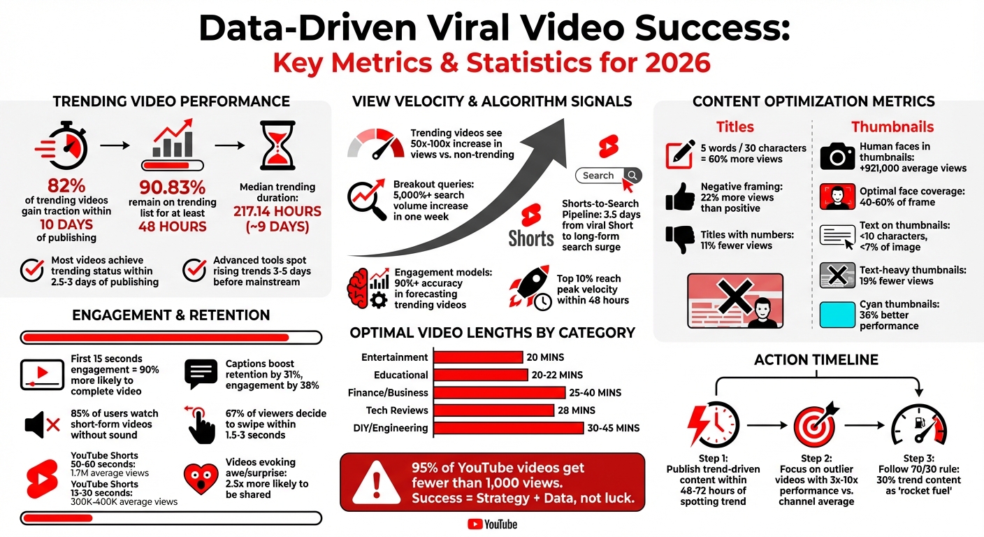 YouTube Viral Video Success: Key Statistics and Metrics for 2026