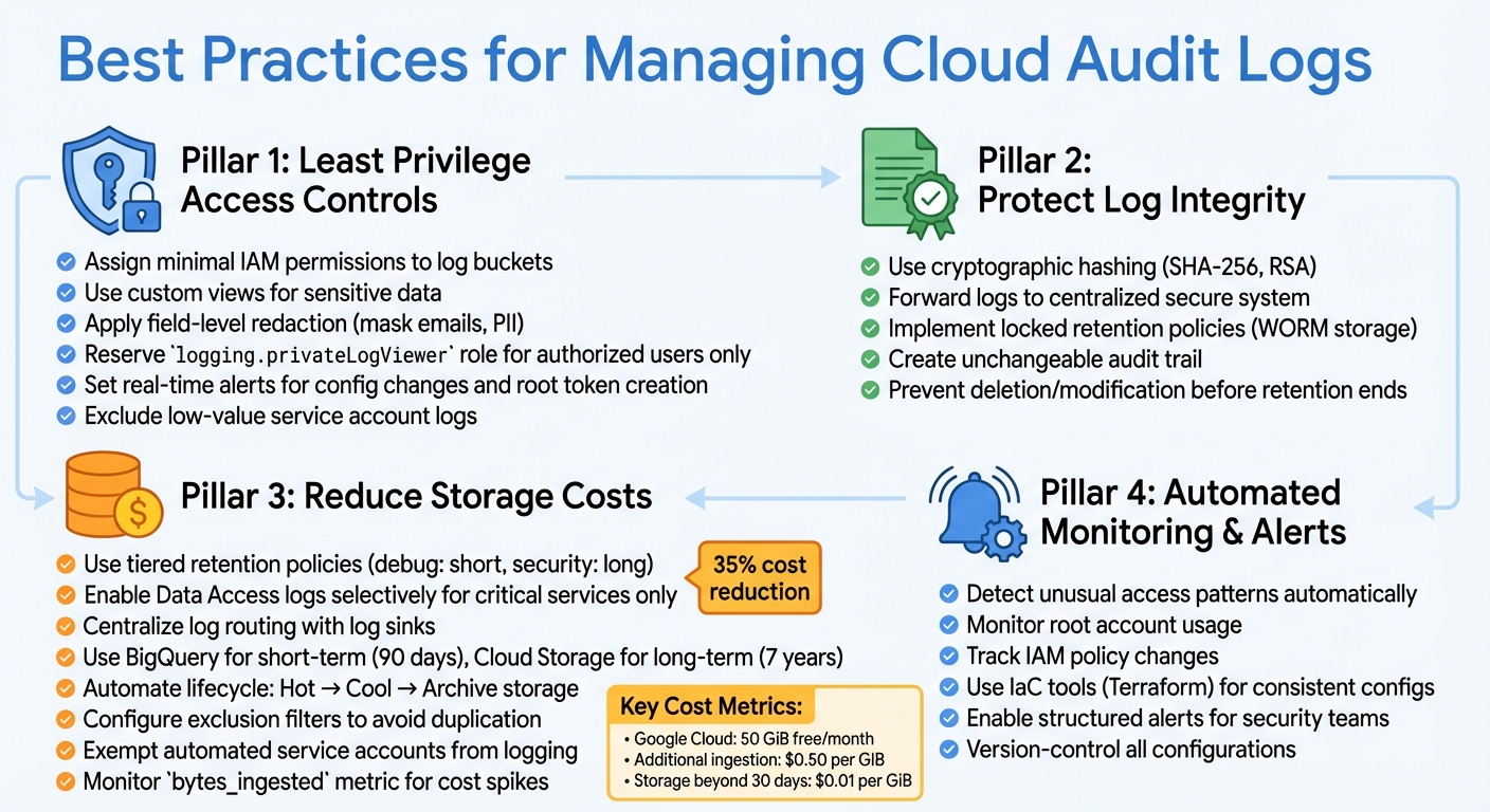 Cloud Audit Log Management Best Practices Framework