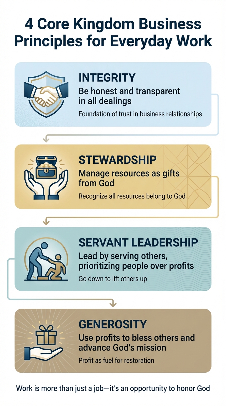 4 Core Kingdom Business Principles for Faith-Driven Work