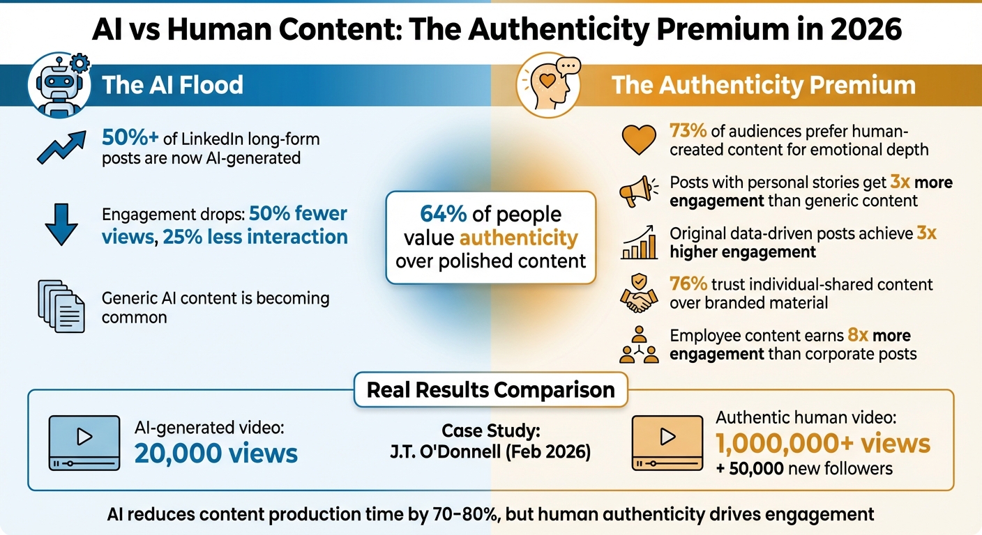AI vs Human Content Performance: Key Statistics for Personal Branding in 2026