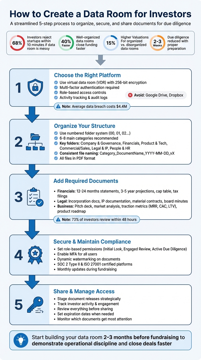 5-Step Process to Create an Investor Data Room