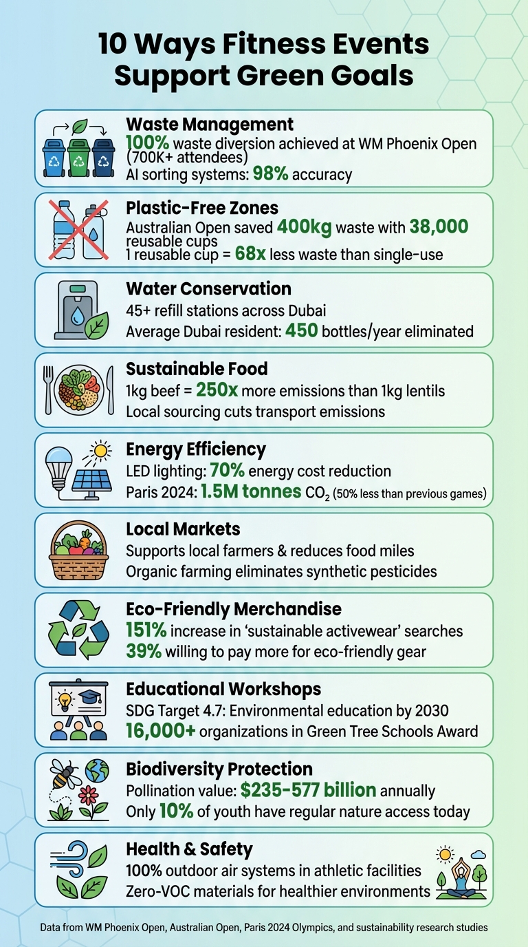 10 Ways Fitness Events Support Environmental Sustainability